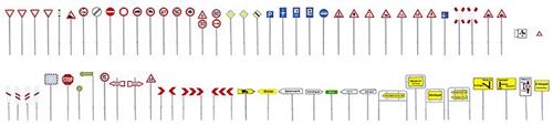 Faller Traffic Signs Set V FA180533