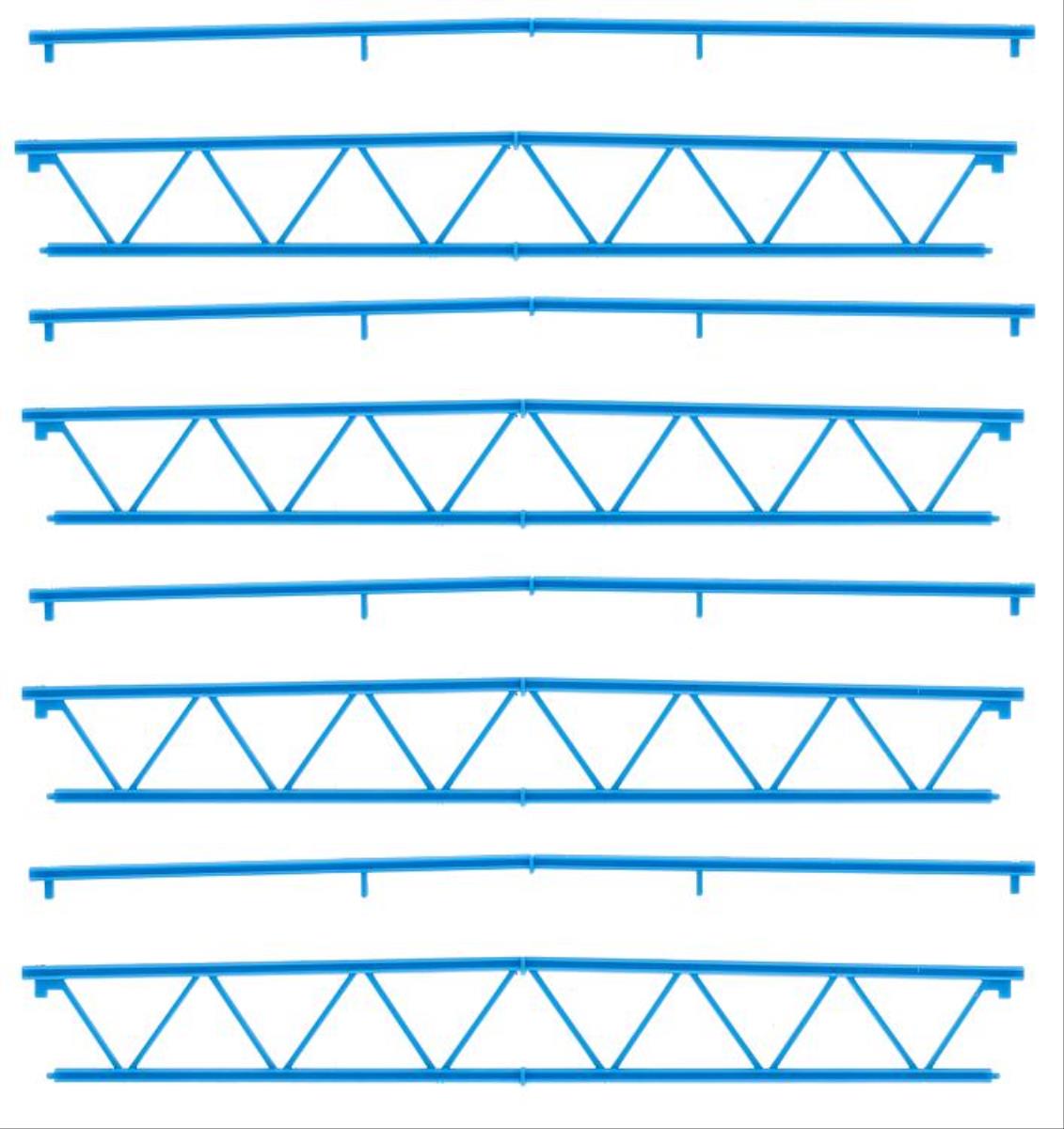 Faller Industrial Building Steel Trusses (4) Kit FA180885