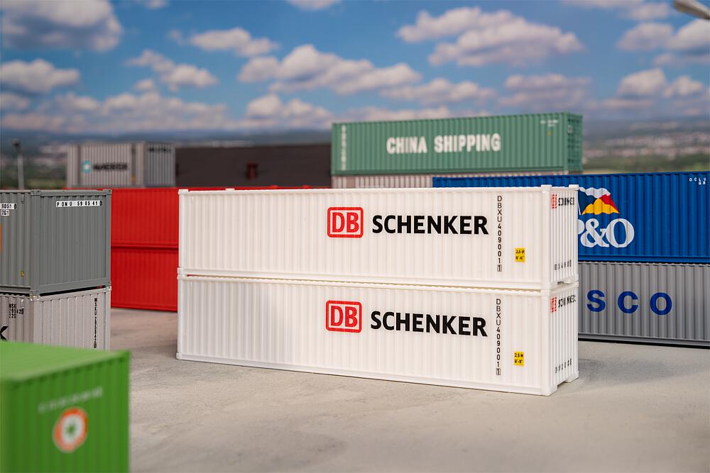 Faller 40ft Container Set (2) DB Schenker FA182153