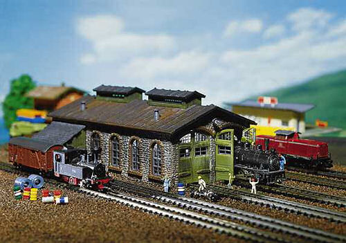 Faller Engine Shed Kit I FA222116