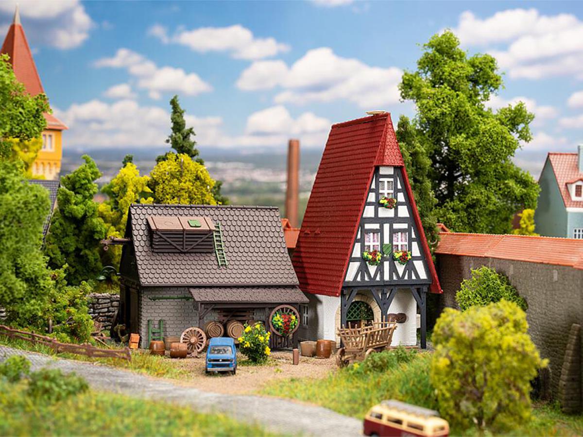 Faller Rothenburg Town Hall with Wine Cellar Kit I FA232156