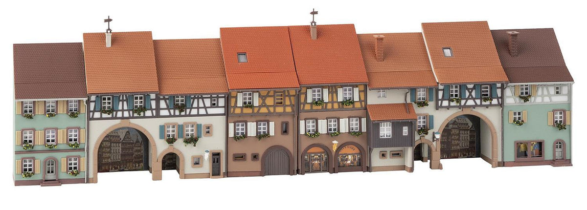 Faller Old Town Relief Houses (6) Kit III FA232174