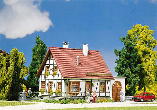 Faller Timbered House with Garage Kit III FA232215