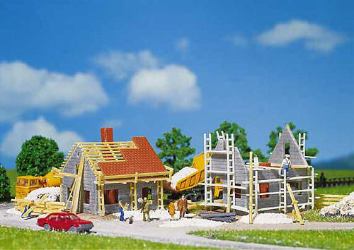 Faller Houses Under Construction (2) Kit III FA232223