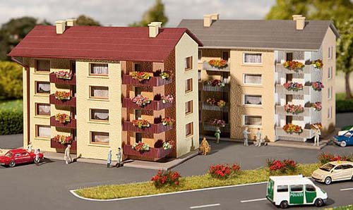 Faller Apartment Buildings (2) Kit III FA232304