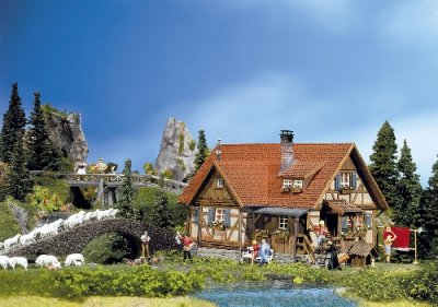 Faller Rural Half Timbered House Kit II FA232340