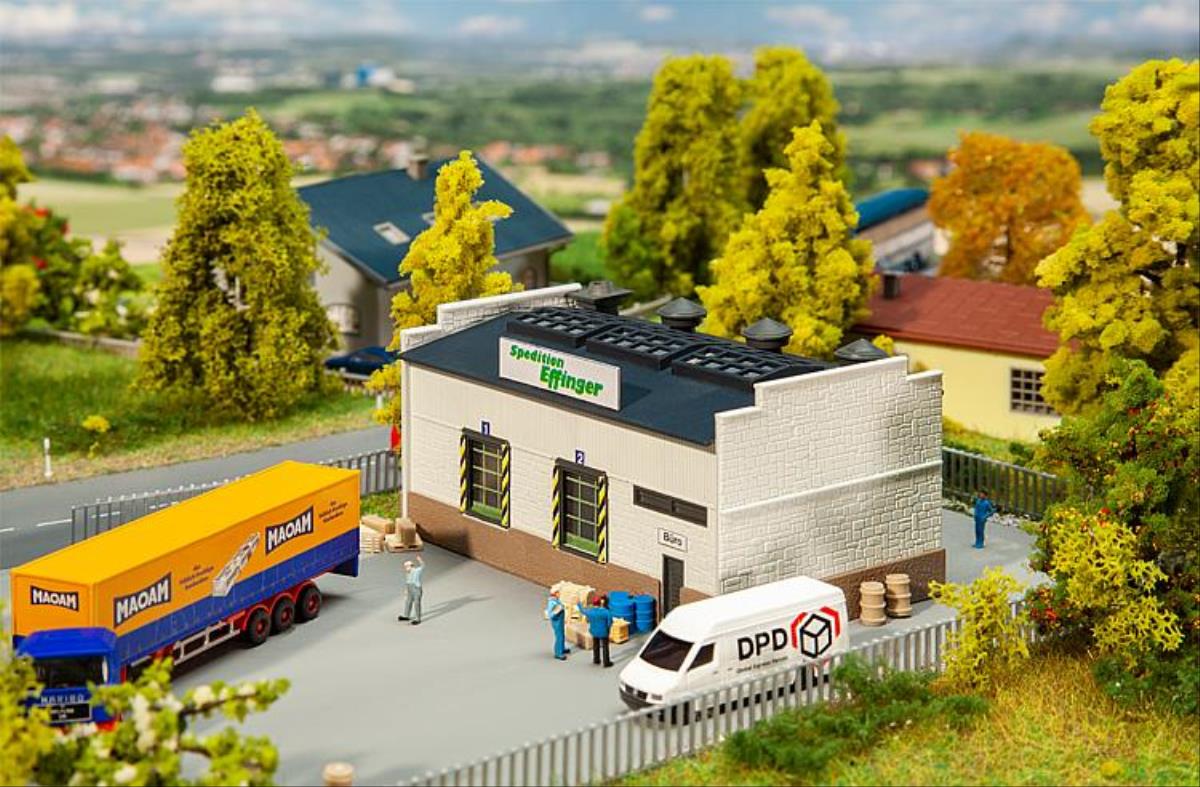 Faller Small Warehouse Hobby Kit FA232545
