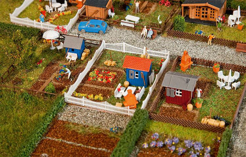 Faller Allotment Garden Set (3) III FA272551