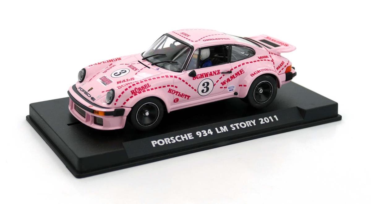 Fly Car Model Porsche 934 The LM Story 2011 The Pink Pig FLYA2047