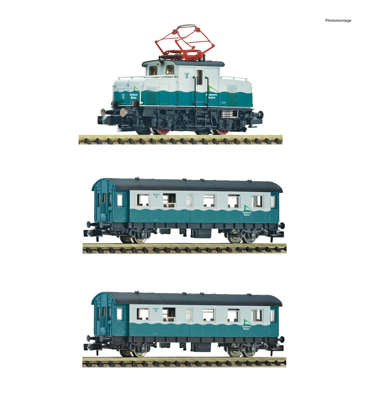 Fleischmann Seehorn Bahn Rack &amp; Pinion Electric Train Pack III FM5560001