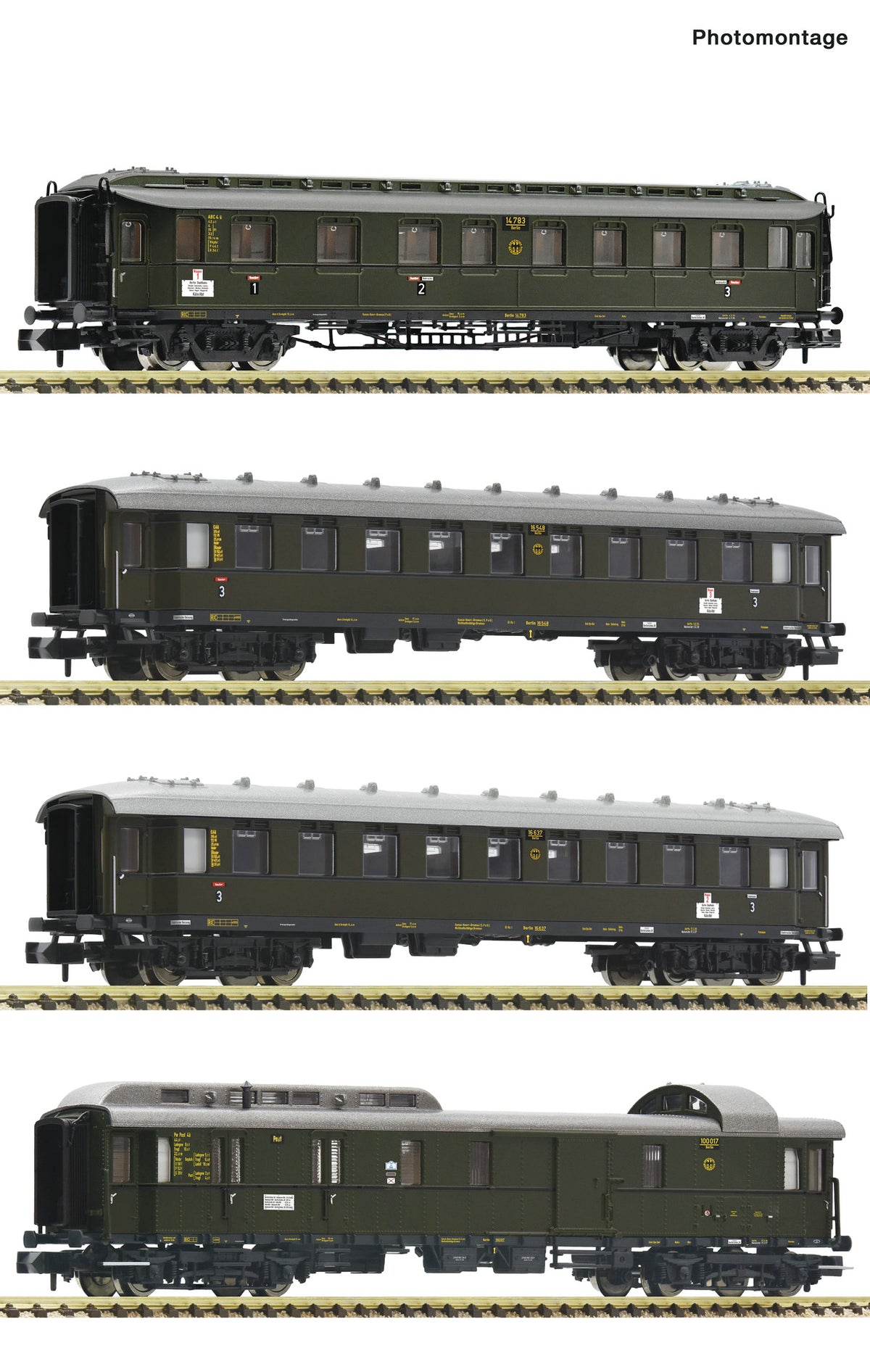 Fleischmann DRG Express Coach Set (4) II FM6260006