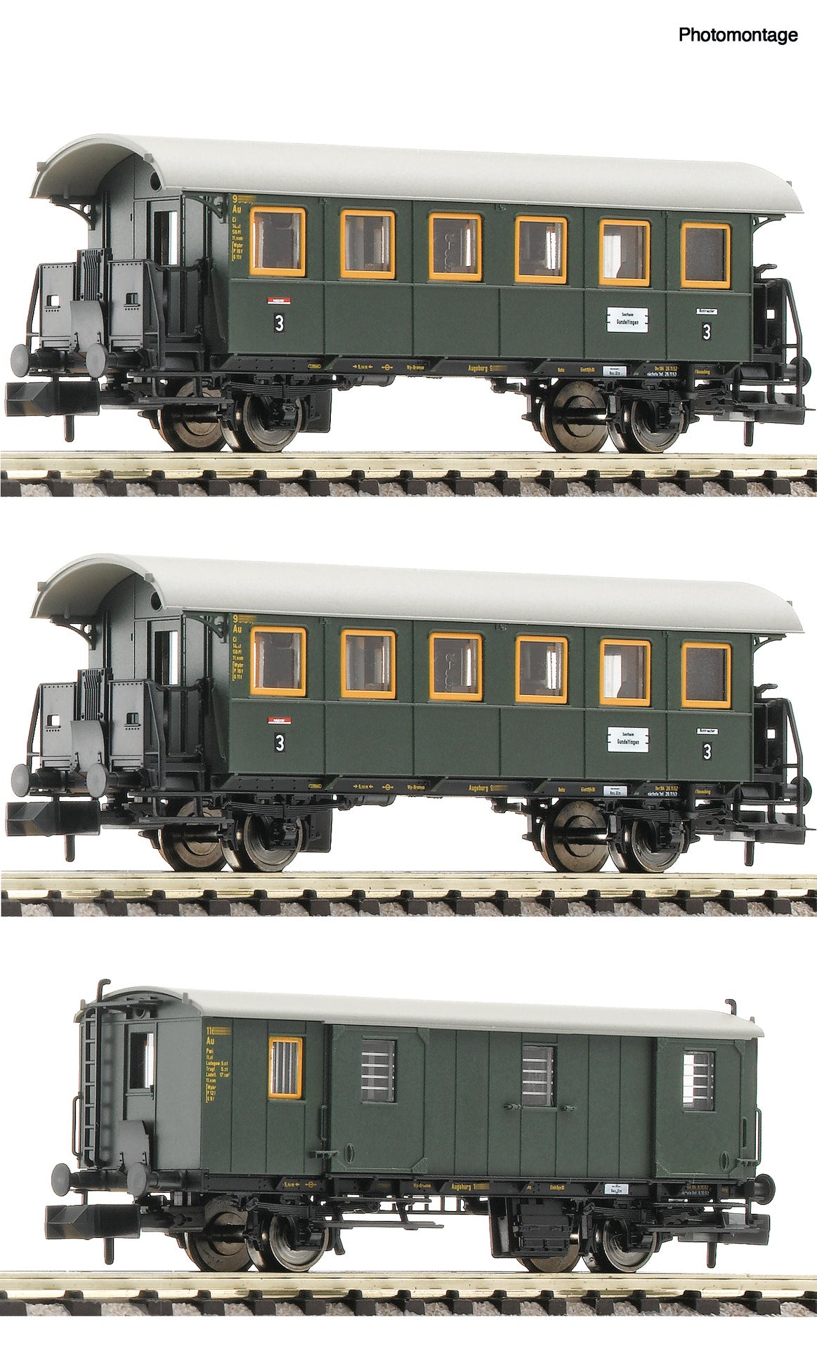 Fleischmann DB Ci/Ci/Pwi Coach Set (3) III FM6260023