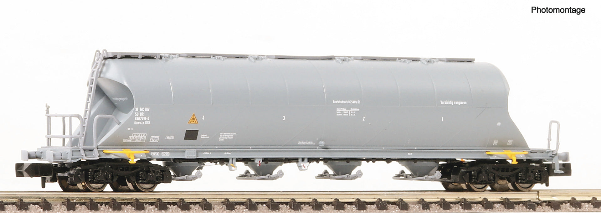 Fleischmann DR Uacs-x Dust Silo Bogie Wagon IV FM6660062