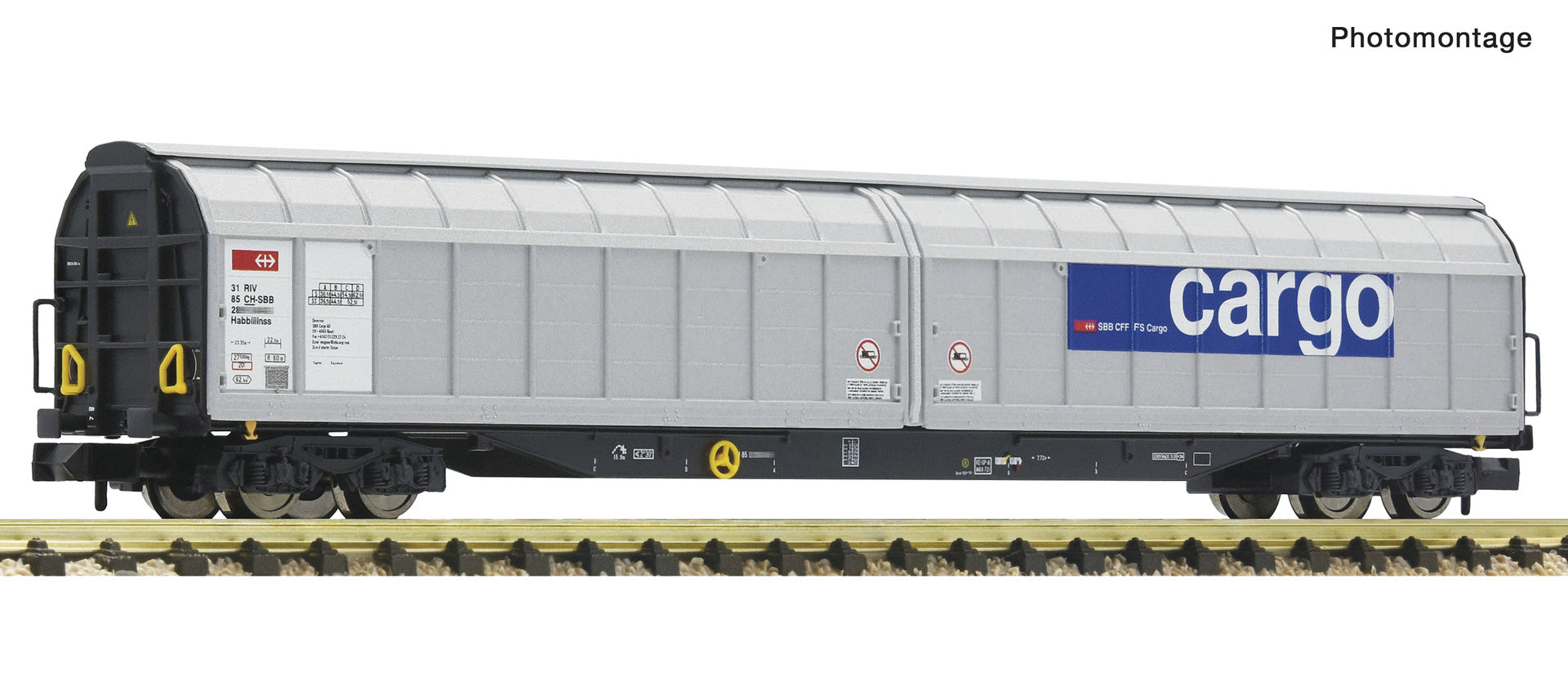 Fleischmann SBB Cargo Habbillns High Capacity Sliding Wall Wagon VI FM6660064