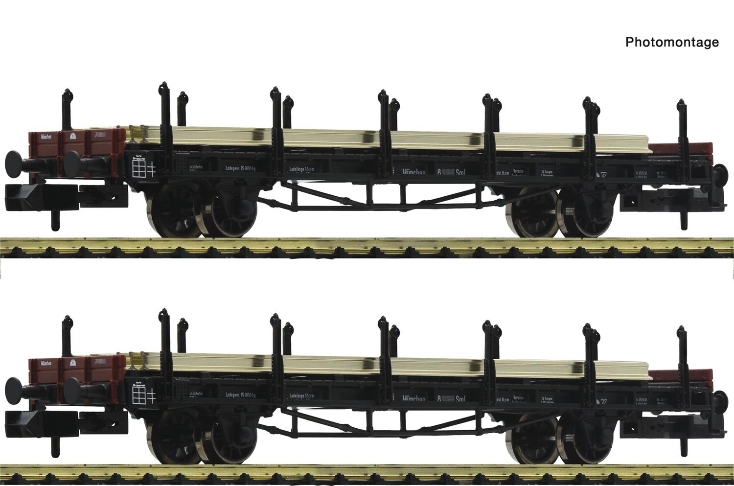 Fleischmann DRB Rail Transportation Wagon Set (2) II FM823607