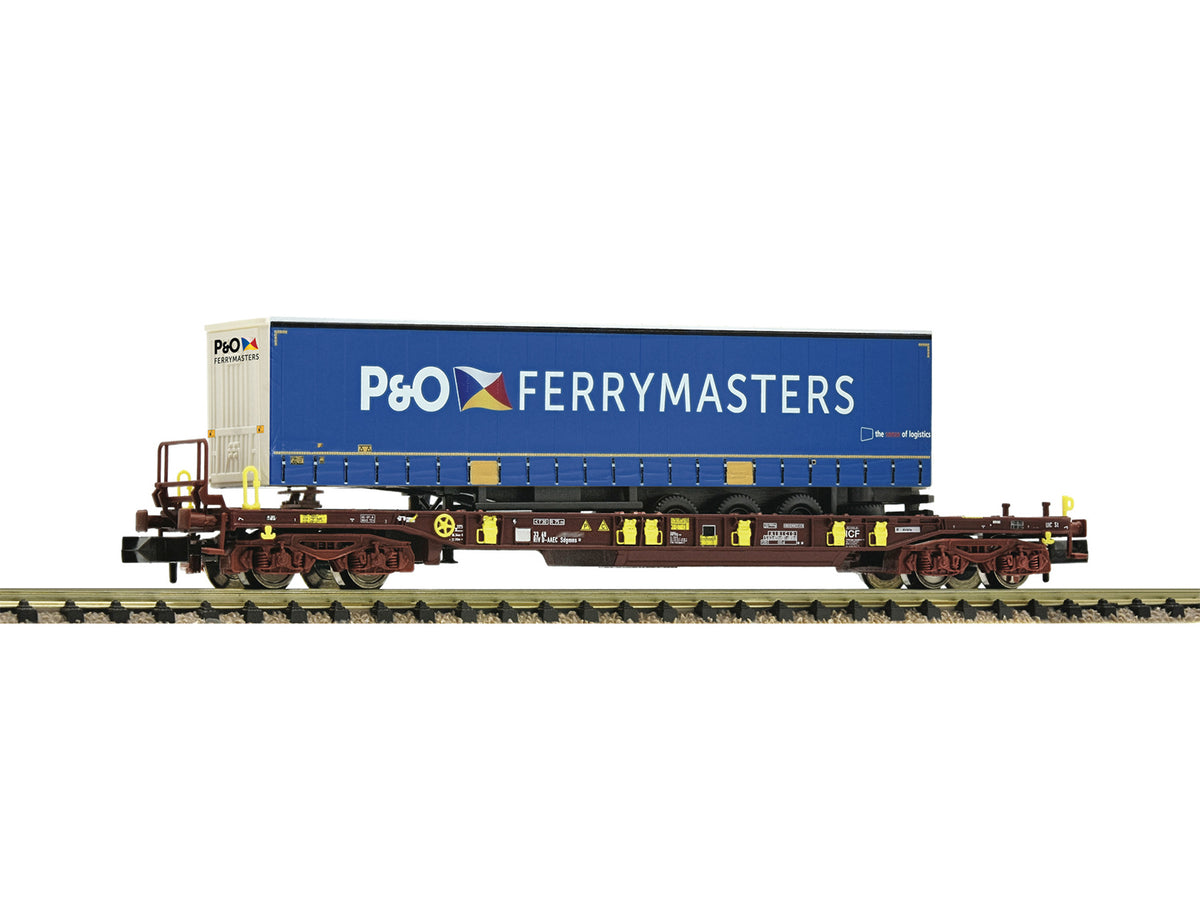 Fleischmann AAE T3 Pocket Wagon w/P&amp;O Ferrymasters Container Load VI FM825061