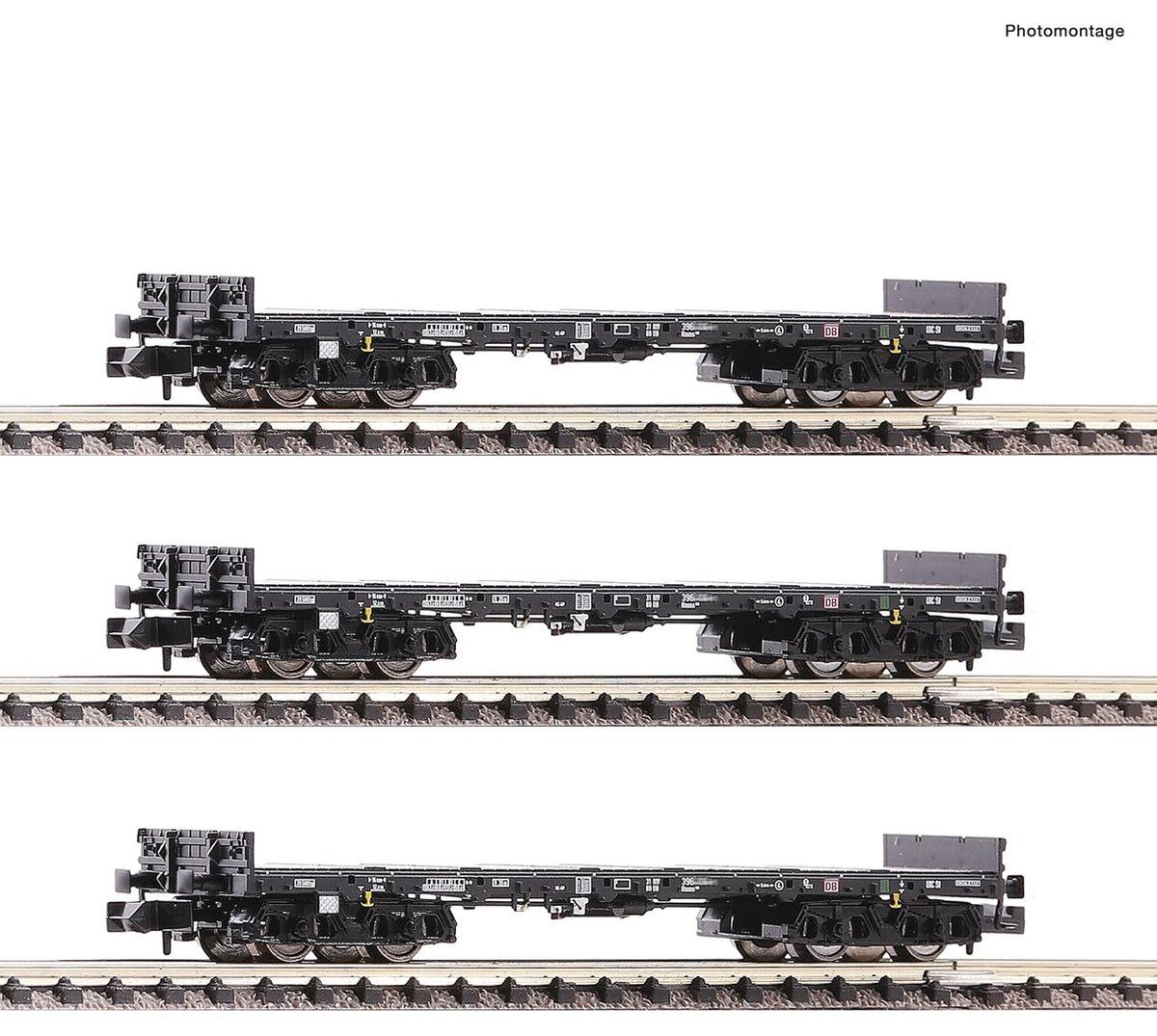 Fleischmann DBAG Flat Wagon Set (3) VI FM826710