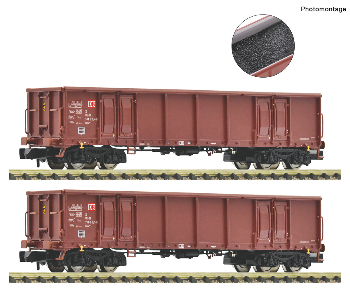 Fleischmann DBAG Eans Gondola w/Coal Load Set (2) VI FM830257