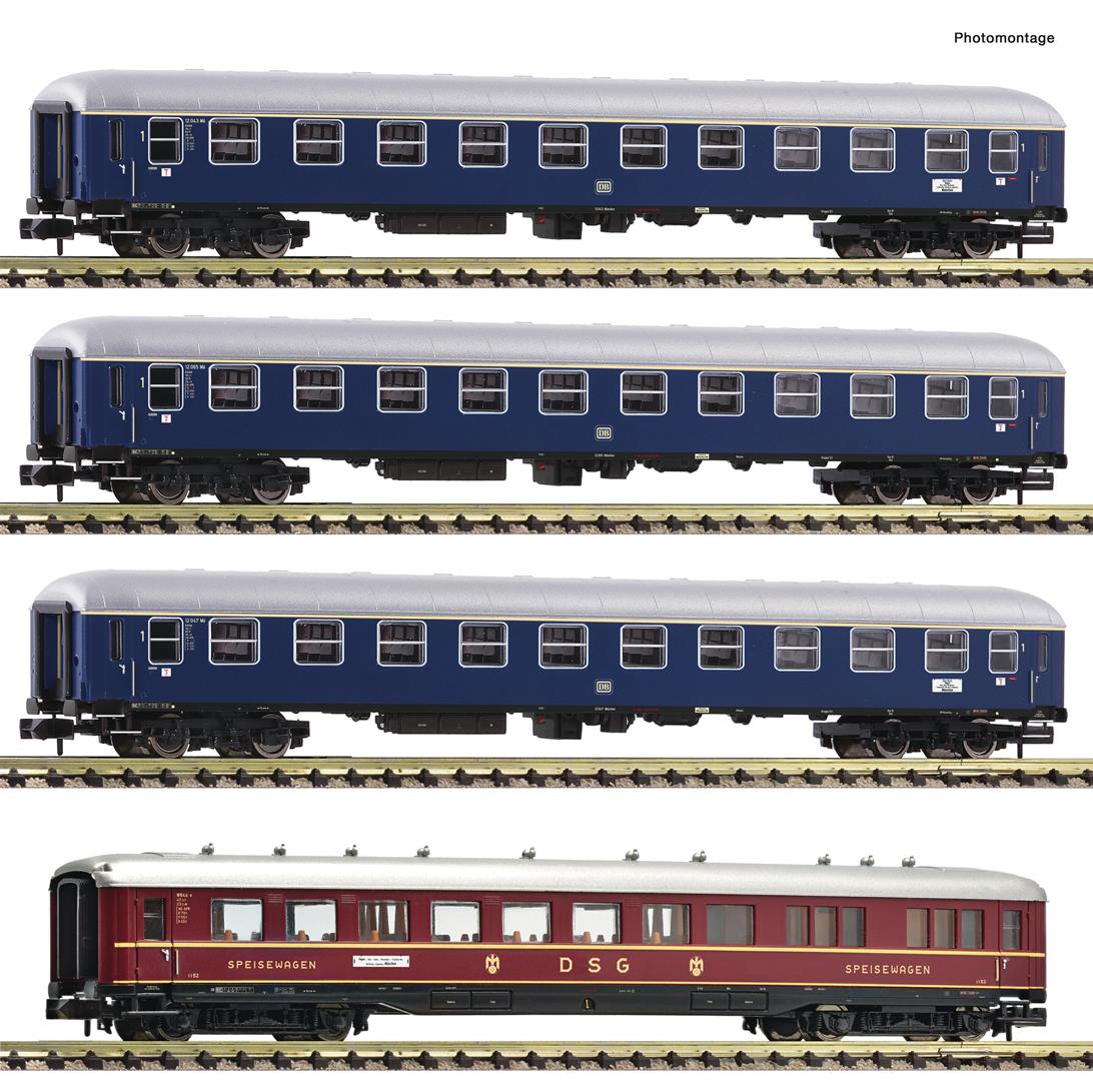 Fleischmann DB F-Train Hans Sachs Coach Set (4) III FM881910