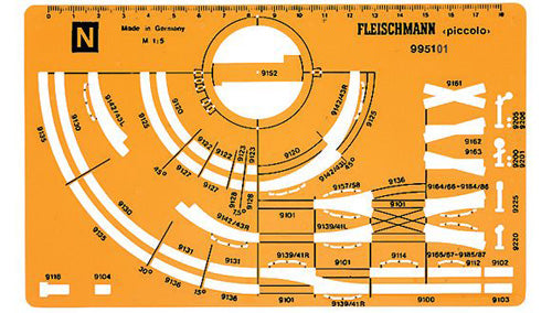 Fleischmann Profi Track Planning Stencil FM995101