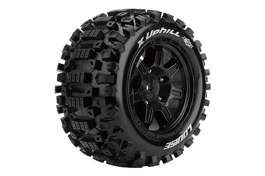 Louise RC X-Uphill Black Mounted X-Maxx Hex 24Mm L-T3297B