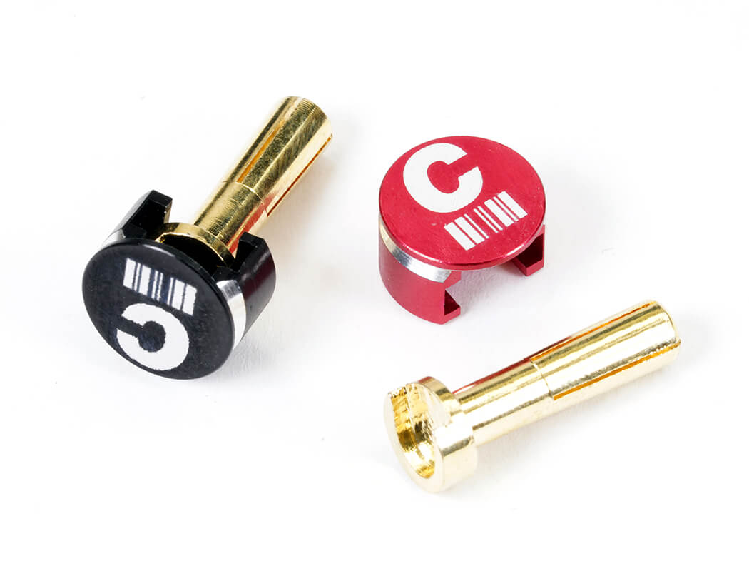 Centro Lowpro Heatsink Plug Connector Grips W/4Mm Bullets