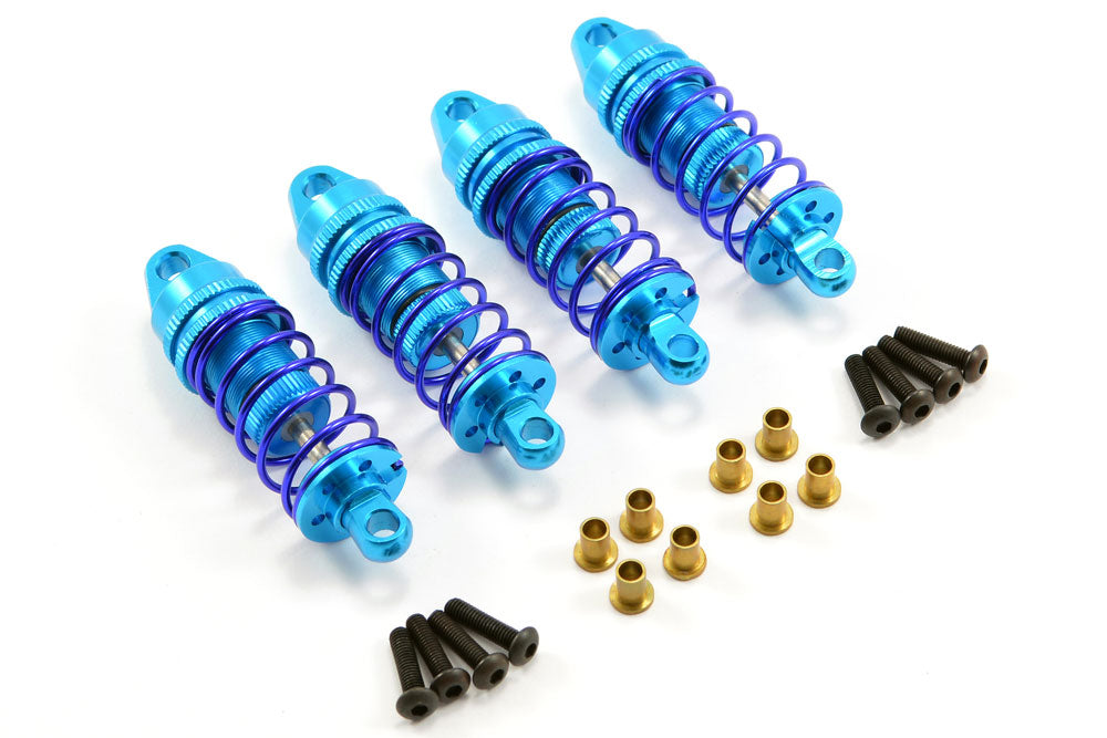 Fastrax Tamiya Tt02 Aluminium Shock Absorber Set (4) (55Mm No Oil Inc) FTTA014B