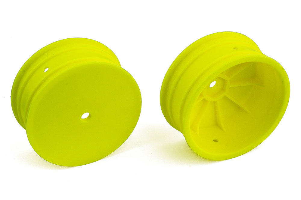 ASSOCIATED BUGGY WHEEL 12MM HEX 2.2" 4WD FRONT YELLOW B64/B74