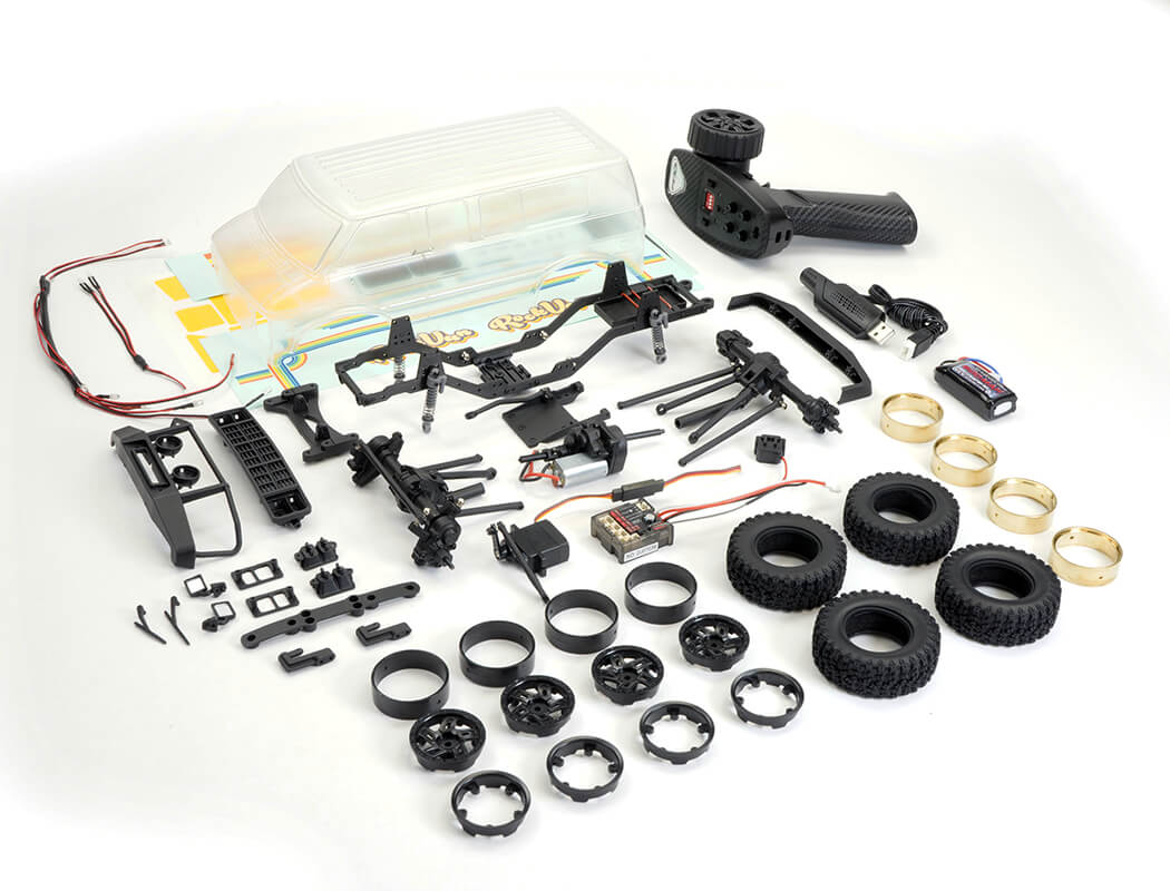 FTX Outback Mini Xp Rock Van 1:18 Trail Builders Kit FTX5480