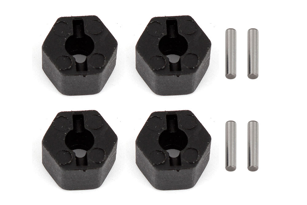 Associated Cr12 Wheel Hexs & Pins Set