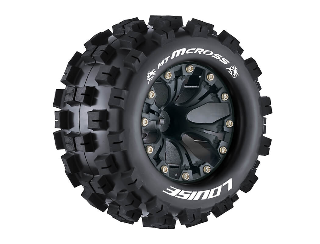 LOUISE RC MT-MCROSS 1/10 SOFT 1/2 OFFSET BLACK GP JATO 2WD