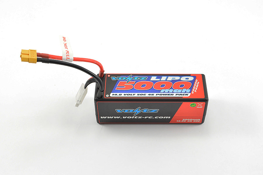 Voltz 5000Mah Hard Case 14.8V 50C Lipo Stick Pack Xt60 VZ0350XT60