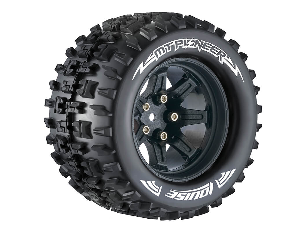 Louise RC Mt-Pioneer 1/10 Soft Hex 14Mm Black Arrma Granite L-T3202SBM