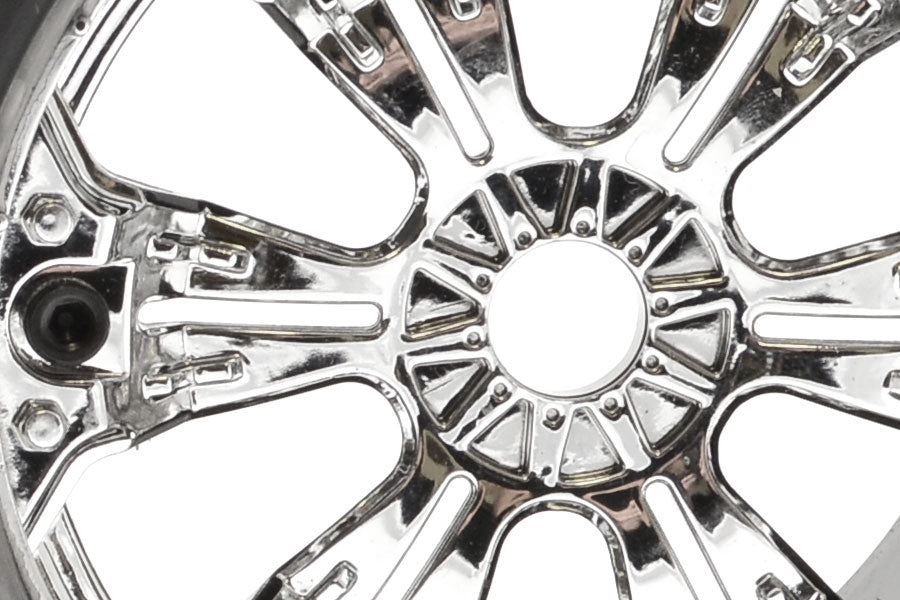 FASTRAX 1/8 MT arrow MOUNTED 6-SPOKE CHROME 1/2"OFFSET(PR)