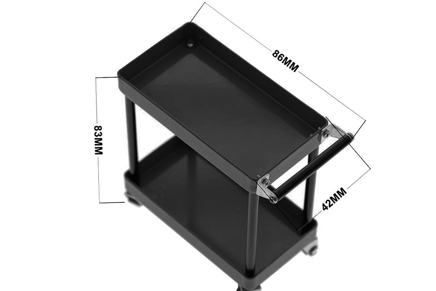 Fastrax Garage Scene Tool W/2 Shelves (86X93X42Mm) FAST2229BK