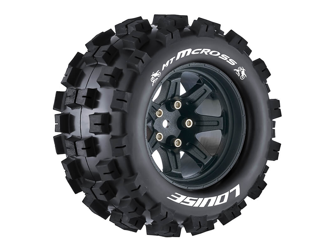 Louise RC Mt-Mcross 1/10 Soft Hex 14Mm Black Arrma Granite L-T3274SBM