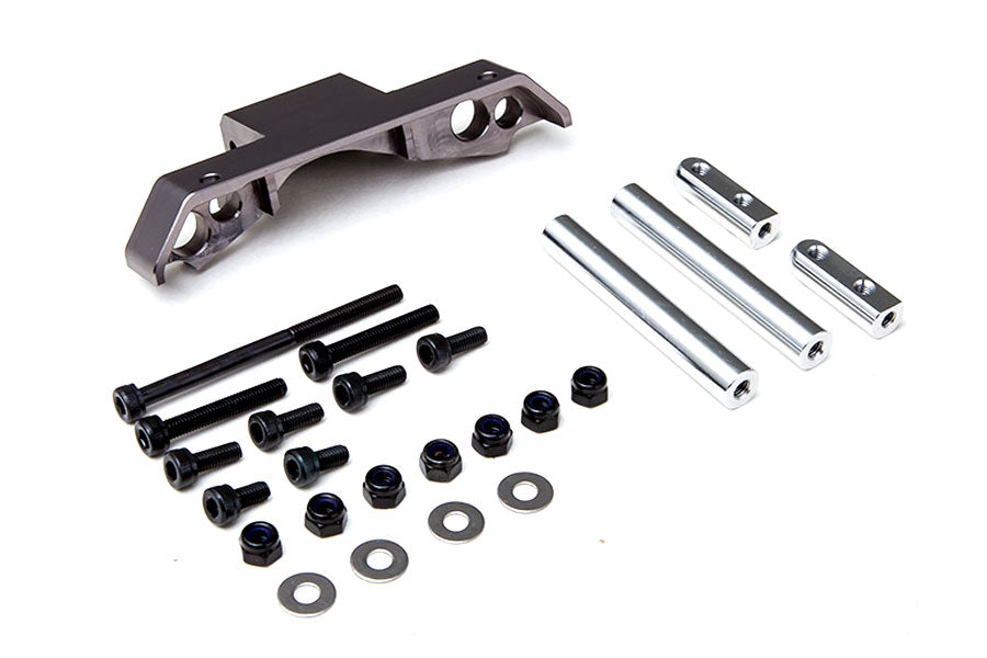 GMADE GS01 FRONT AXLE TRUSS UPPER LINK MOUNT (TI. GREY)