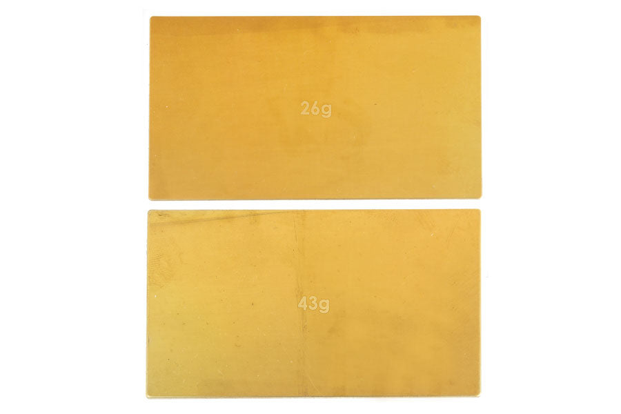 ASSOCIATED B6/B6.1 BRASS UNDER BATTERY WEIGHTS