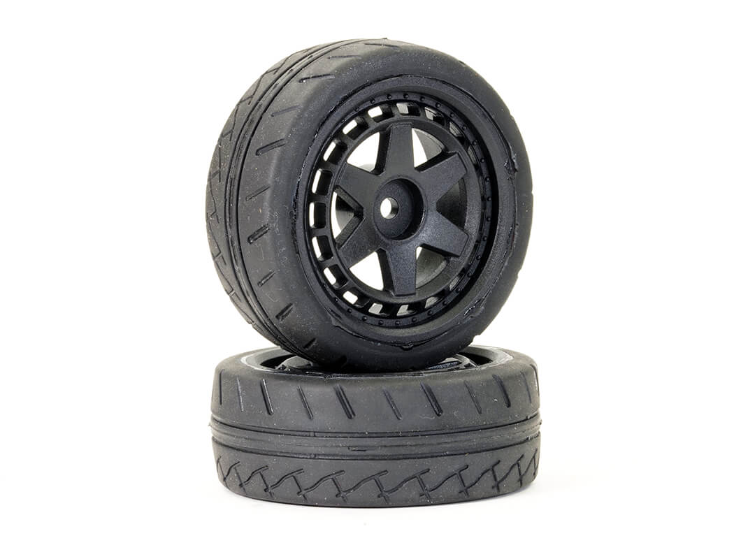Ftx Stinger Front 26Mm Rubber Wheel/Tyres (Pr) - FTX10570