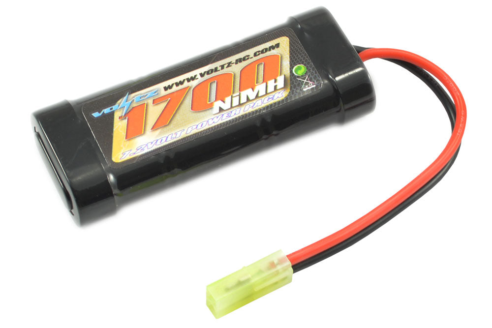 Voltz 6 Cell 1700Mah 7.2V Nimh Stick Battery W/ Mini Tamiya Plug VZ0054