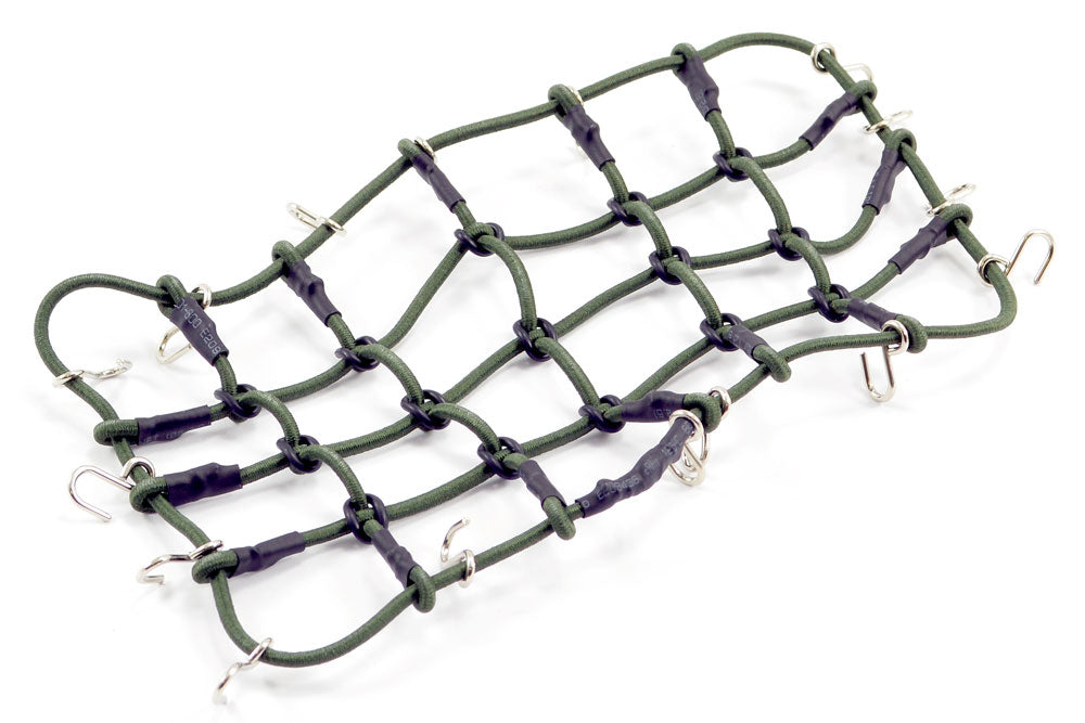 Fastrax Luggage Net W/Hooks L190Mm X W110Mm (Unstretched) (FAST2310GR)