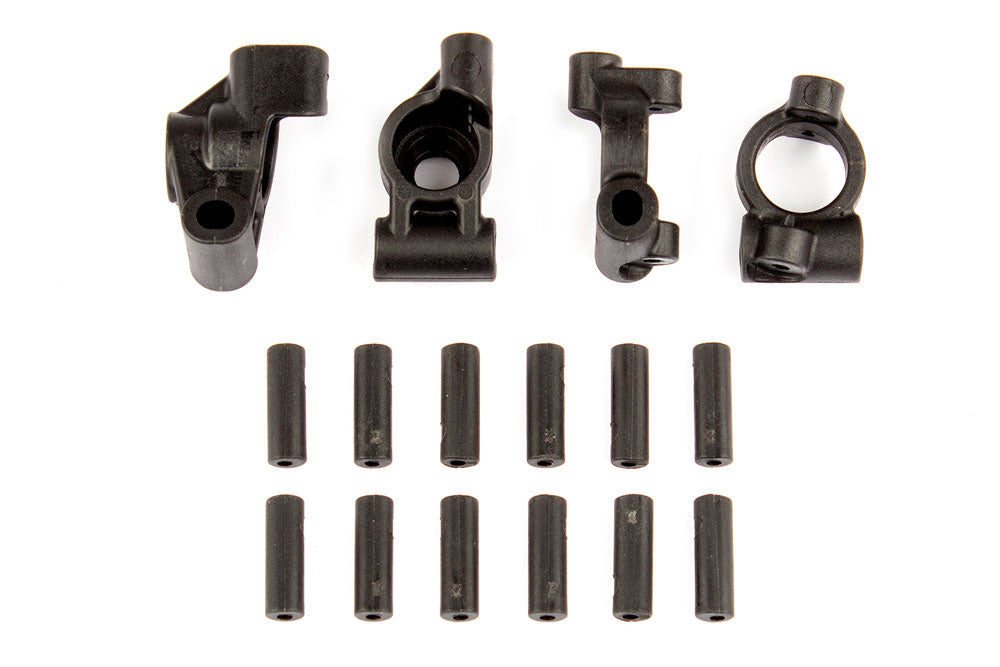 Associated Reflex 14B/14T Rear Hubs/Caster Blocks + Inserts