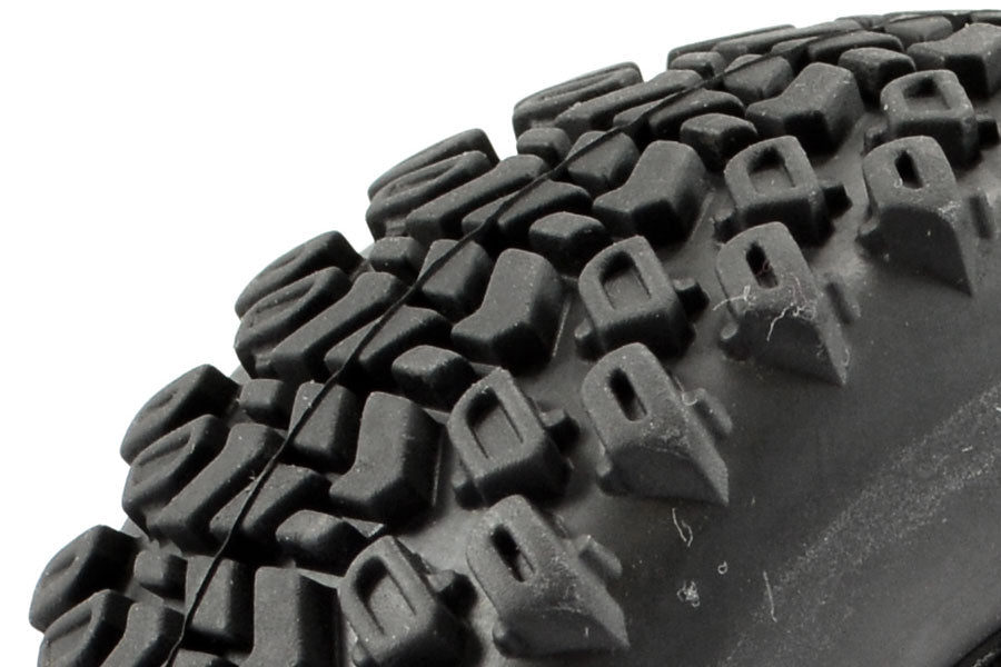 Fastrax 1:10 Sc Zigzag Mounted 5-Spoke Black (Slash Rr/Blitz) FAST1111B