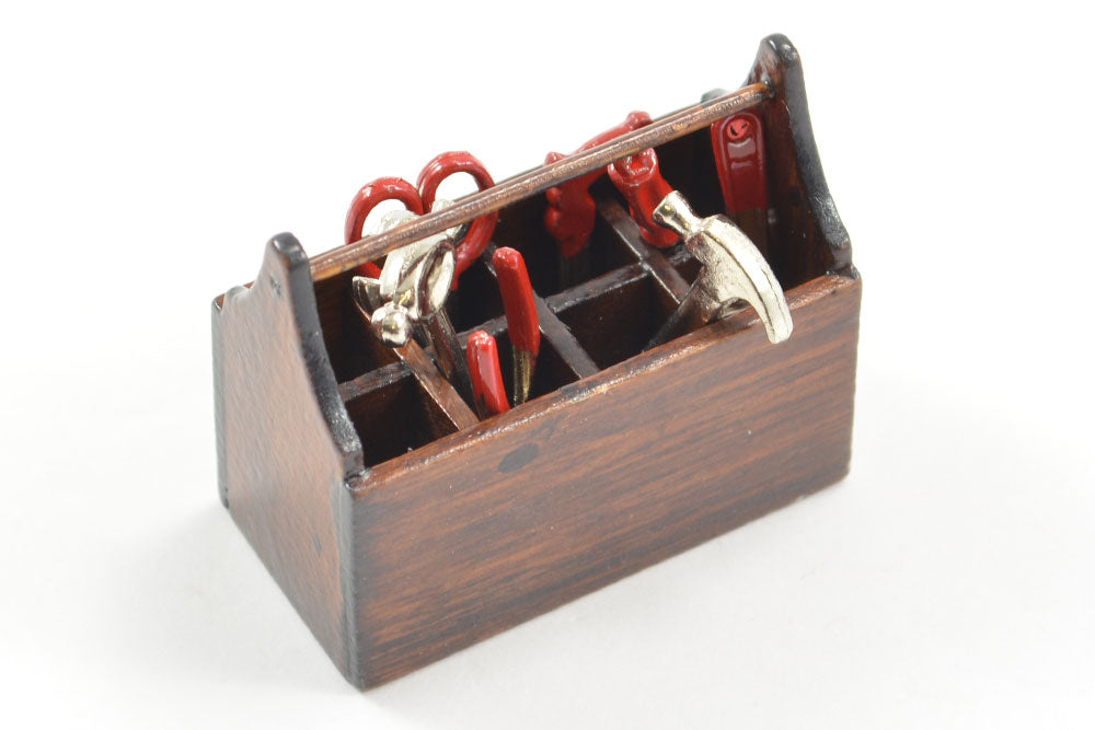 Fastrax Scale Wood Tool Box W/Cast Metal Tools FAST2351