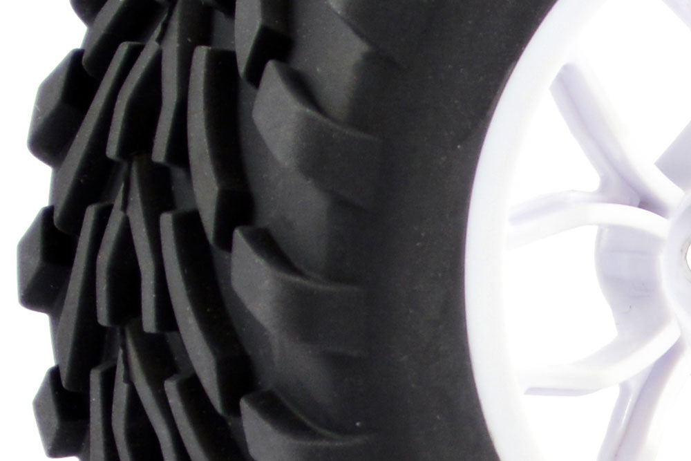 Fastrax 1/10 Mega-V Truck Tyre Mounted On 12-Spoke (12Mm Hex)