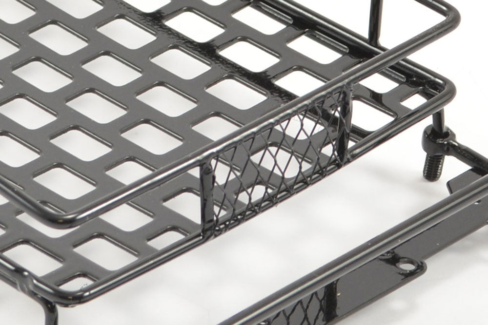 Fastrax Black Aluminium Luggage Rack W/Led Lamps L165Mm X W112Mm
