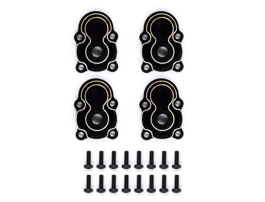 Fastrax Fcx24 Black Brass Axle Housing Covers (4Pc) FTFMS006BRB