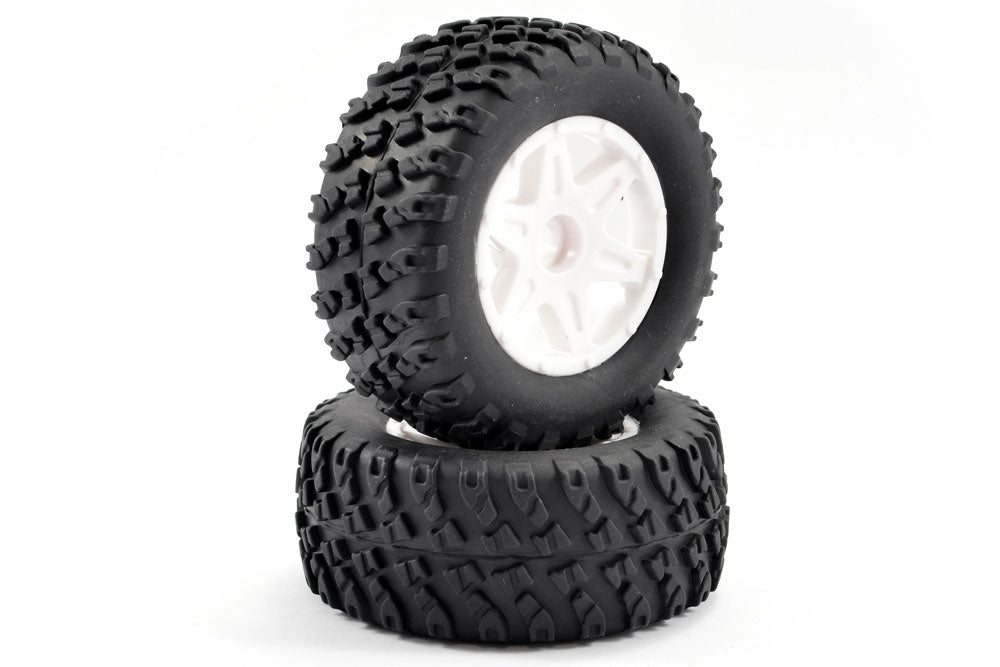 FTX Comet Desert Buggy Front Mounted Tyre & Wheel White FTX9066W
