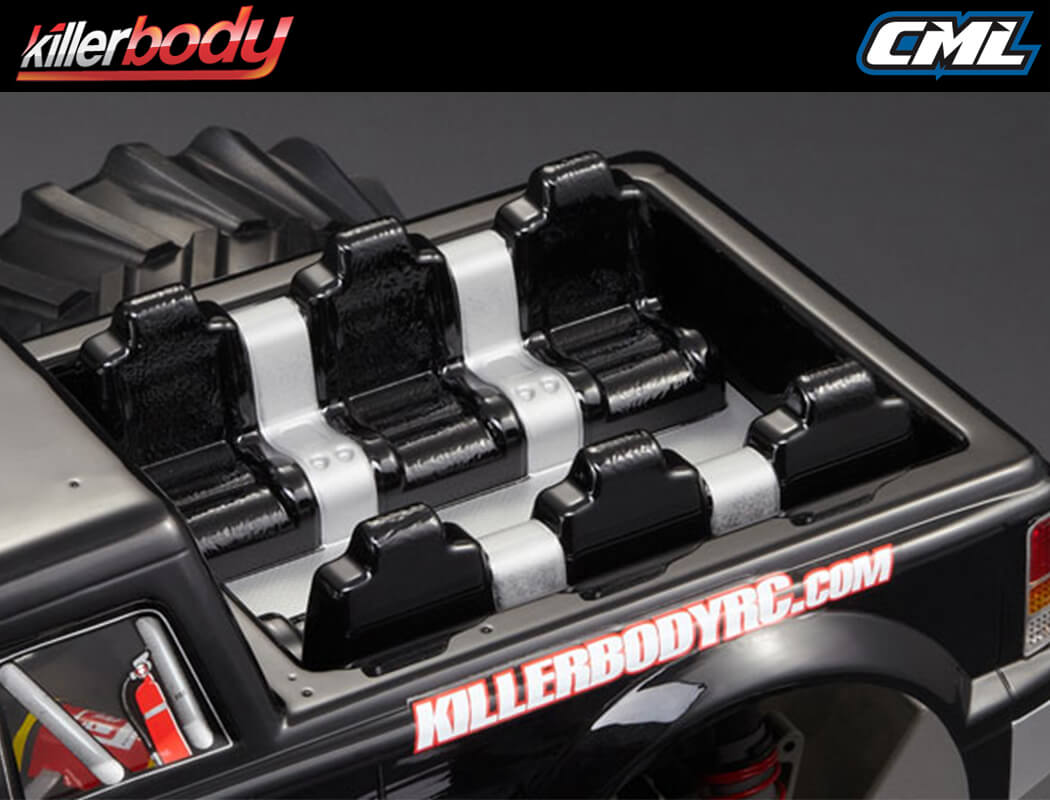 KILLERBODY MODIFIED SEAT FOR TRUCK BED 1/10 ELECTRIC MT