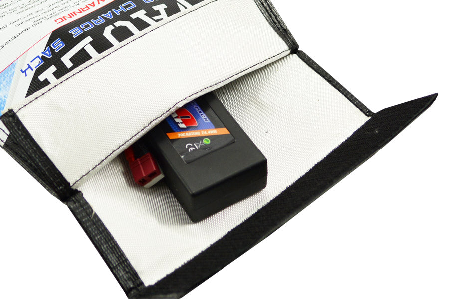 Voltz Charge Vault Lipo Sack/Bag Medium 22Cm X 18Cm VZ1001